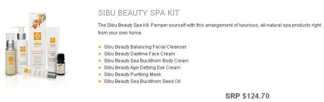 Sibu Beauty Spa Kit