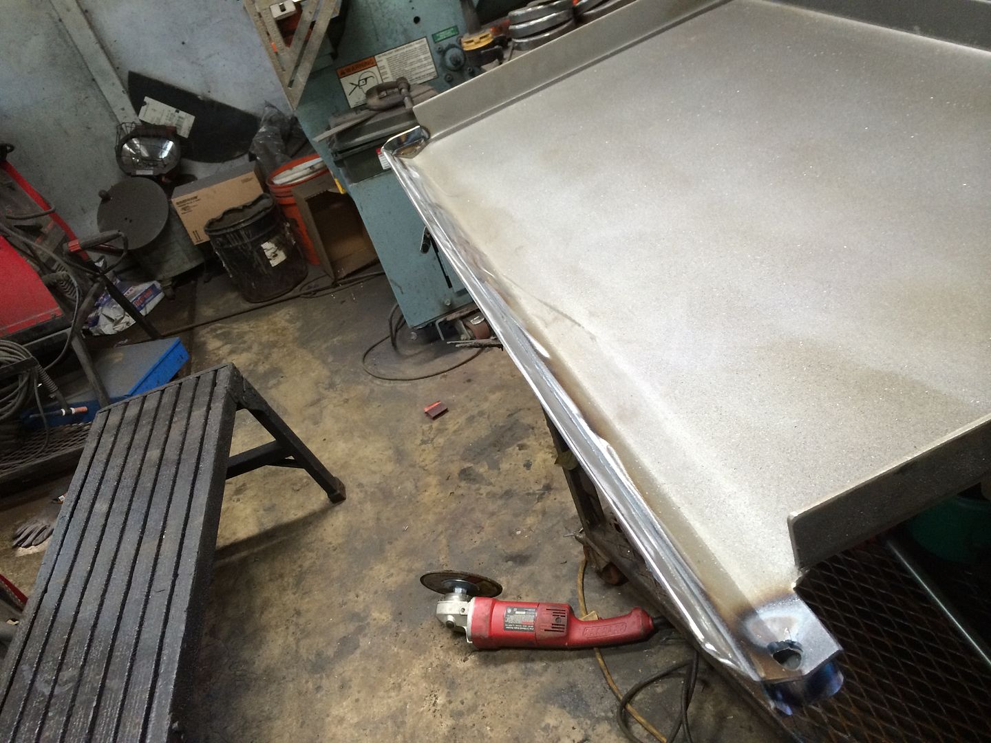 Made mods to blackstone griddle today... It will be better The BBQ