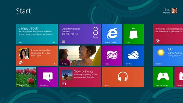 windows 8 main screenwwwproinfozonecom Download Windows 8 Professional Full Version With Product Key