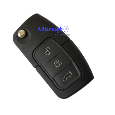 Flip Remote Key Case Shell For FORD C S MAX Focus Galaxy Kuga Mondeo 3 Button