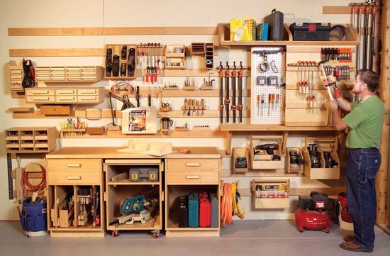 Woodwork Small Woodshop Organization PDF Plans